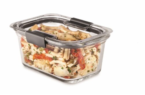 Rubbermaid® Brilliance Glass Rectangular Food Storage Container - Clear Perspective: right