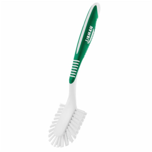Libman® All-Purpose Dish Brush - White/Green Perspective: right