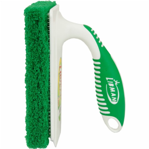 Libman® Tile and Tub Scrub Brush - White/Green Perspective: right