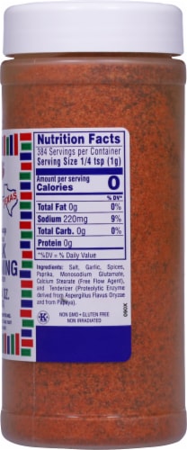 Fiestas® Texas Style Steak Seasoning Perspective: right
