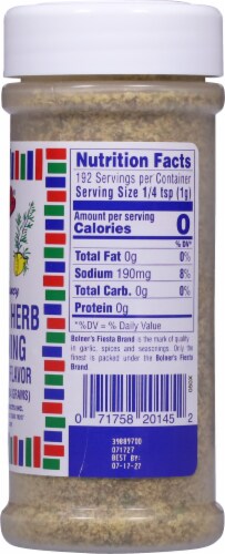 Fiesta® Extra Fancy Lemon & Herb Seasonings Perspective: right