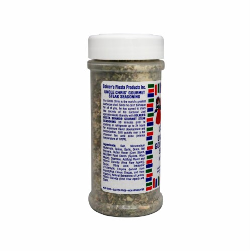 Fiesta® Uncle Chris' Gourmet Steak Seasoning Perspective: right