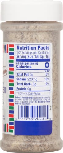 Fiesta® Extra Fancy Hamburger Deluxe Seasoning Perspective: right