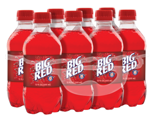 Big Red Soda Bottles Perspective: right