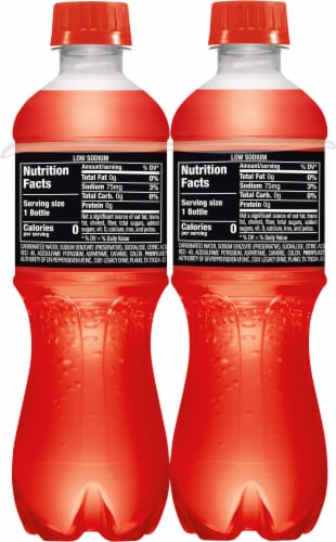 Big Red Zero Calorie Soda Bottles Perspective: right