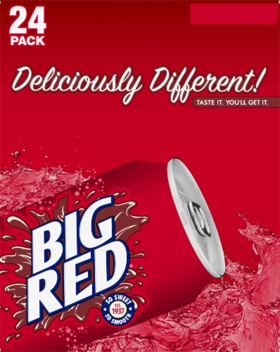 Big Red Soda Cans Perspective: right