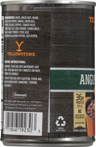 Yellowstone™ Angus Beef Canned Chili with Beans Perspective: right