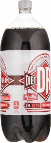 Dr. Wham Diet Cola Soda Perspective: right