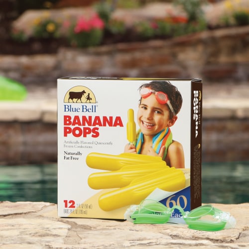 Blue Bell® Banana Ice Pops Perspective: right