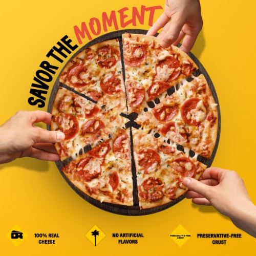 California Pizza Kitchen Uncured Pepperoni Crispy Thin Crust Frozen Pizza Perspective: right