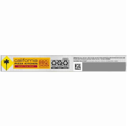 California Pizza Kitchen® BBQ Recipe Chicken Gluten Free Crispy Thin Crust Frozen Pizza Perspective: right