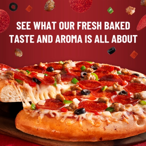 DiGiorno Frozen Pizza Rising Crust Supreme Pizza Perspective: right