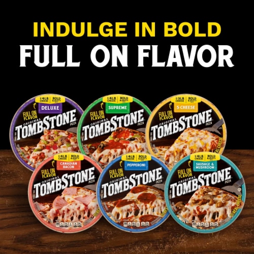 Tombstone Supreme Frozen Pizza Perspective: right