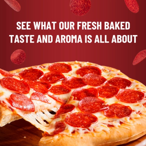 DiGiorno Frozen Pizza Pepperoni Pizza Hand-Tossed Style Crust Frozen Perspective: right
