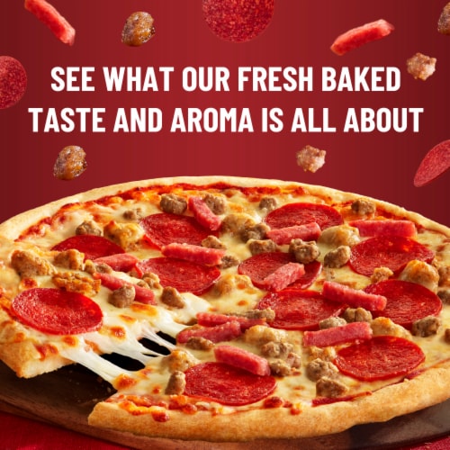 DiGiorno Classic Thin Crust Four Meat Pizza Perspective: right