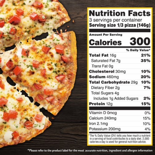 California Pizza Kitchen Margherita Recipe Crispy Thin Crust Frozen Pizza Perspective: right