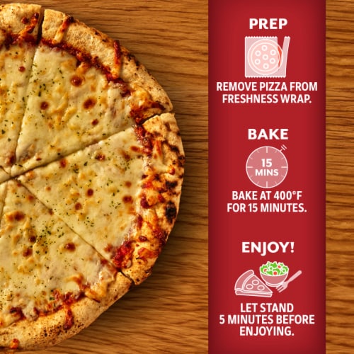 DiGiorno Four Cheese Pizza Wood Fired Style Crust Frozen Cheese Pizza Perspective: right