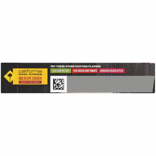 California Pizza Kitchen BBQ Recipe Chicken Single Serve Thin Crust Pizza Perspective: right