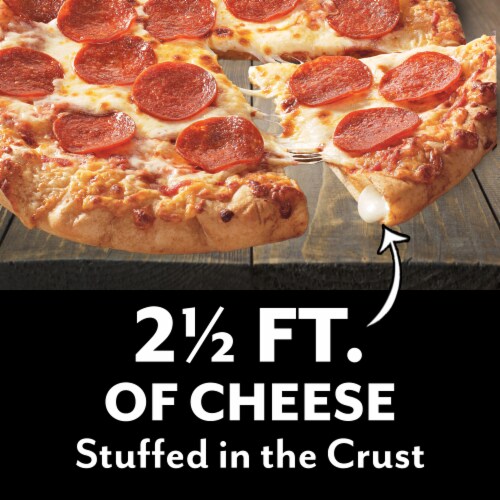 DIGIORNO® Three Meat Stuffed Crust Frozen Pizza Perspective: right