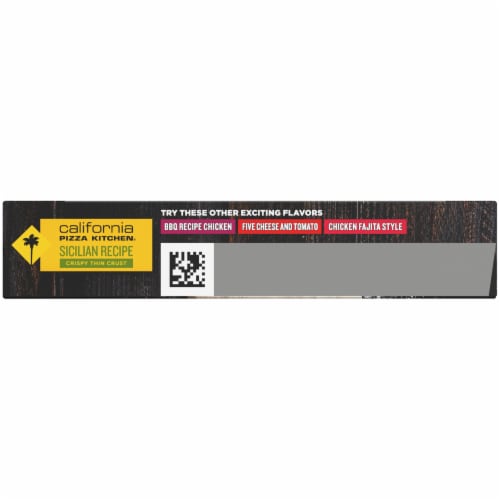 California Pizza Kitchen Sicilian Recipe Single Serve Thin Crust Pizza Perspective: right