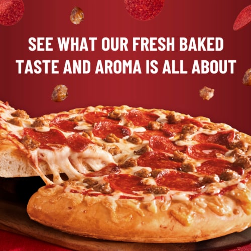DiGiorno Frozen Pizza Rising Crust Sausage & Pepperoni Pizza Perspective: right