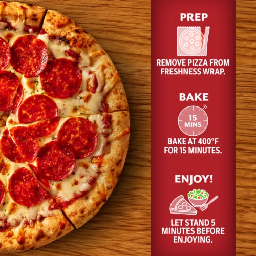 DiGiorno Premium Pepperoni Wood Fired Style Crust Frozen Pizza Perspective: right