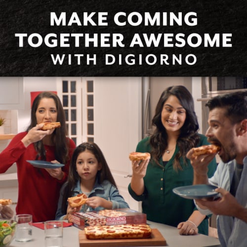 DiGiorno Pepperoni Stuffed Crust Frozen Pizza Perspective: right
