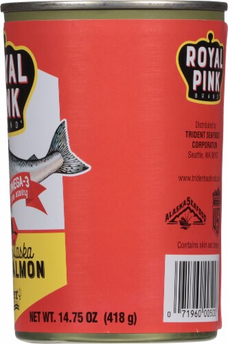 Royal Pink Brand® Wild Alaskan Pink Salmon Perspective: right