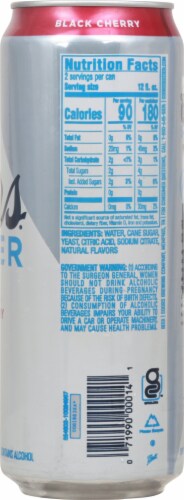 Coors Gluten Free Black Cherry Hard Seltzer Single Can Perspective: right