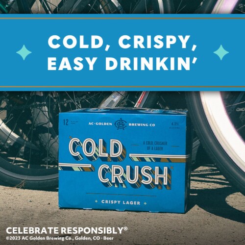 AC Golden Cold Crush Crispy Lager Craft Beer Perspective: right