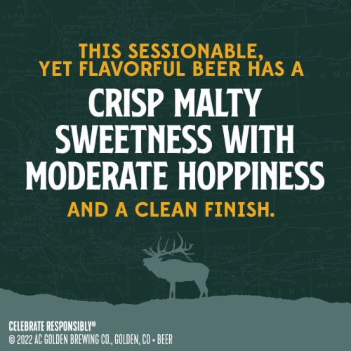Colorado Native Amber Lager Craft Beer Perspective: right