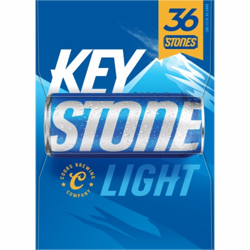 Keystone Light Lager Beer Perspective: right