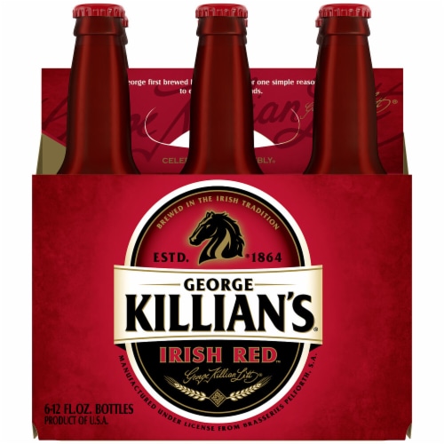 George Killian's Irish Red Irish Lager Beer Perspective: right
