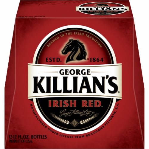 George Killian's Irish Red Lager Beer Perspective: right