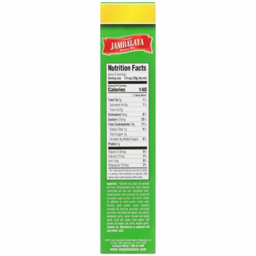 Tony Chachere's® Creole Jambalaya Dinner Mix Perspective: right
