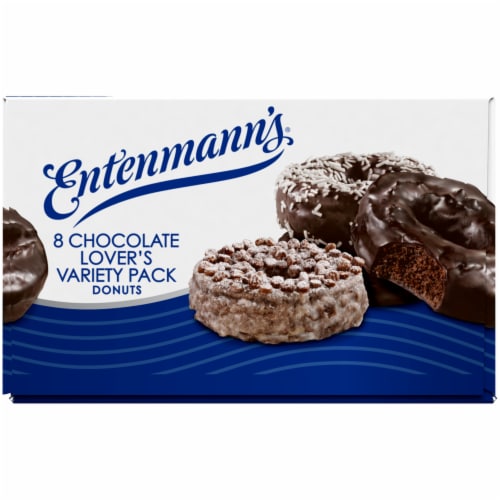 Entenmann's® Chocolate Lover's Variety Pack Donuts Perspective: right