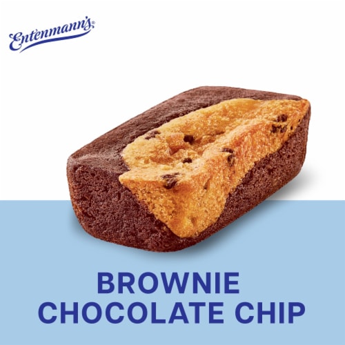 Entenmann's Brownie Chocolate Chip Mini Snack Cakes Perspective: right