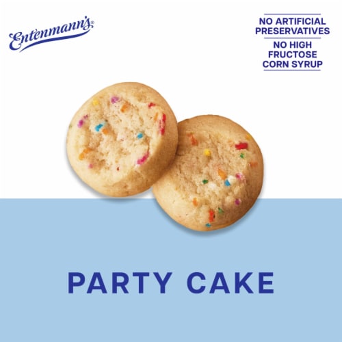 Entenmann's Soft-Baked Party Cake Mini Cookies Perspective: right