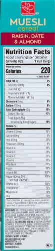 Harris Teeter Raisin Date & Almond Muesli Cereal Perspective: right