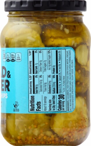 Harris Teeter™ Bread & Butter Pickle Chips Perspective: right