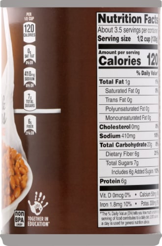 Harris Teeter™ Pork & Beans in Tomato Sauce Perspective: right