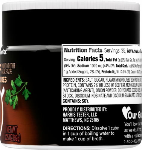 Harris Teeter® Beef Flavor Bouillon Cubes Perspective: right