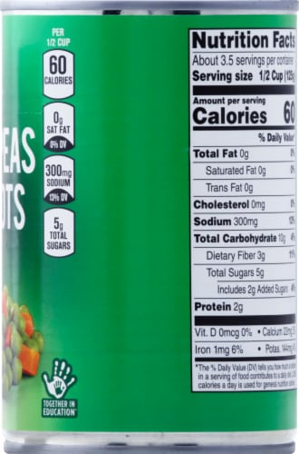 Harris Teeter™ Sweet Peas & Carrots Perspective: right