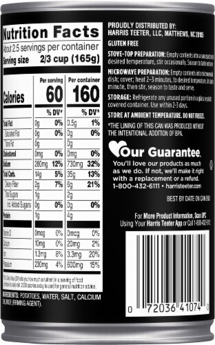 Harris Teeter Whole Potatoes Perspective: right