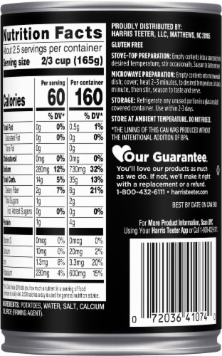 Harris Teeter Whole Potatoes Perspective: right