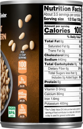 Harris Teeter Great Northern Beans Perspective: right