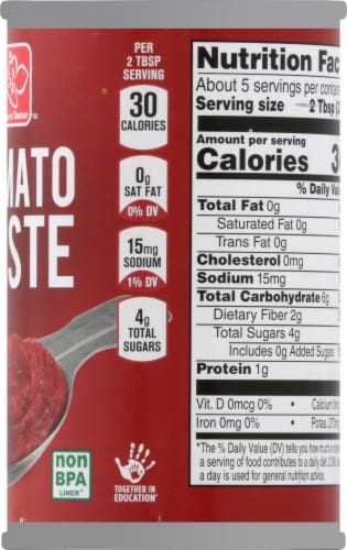 Harris Teeter Tomato Paste Perspective: right