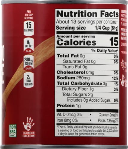 Harris Teeter™ Tomato Sauce Perspective: right