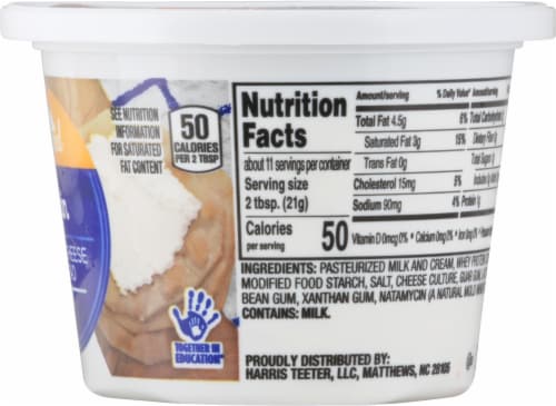 Harris Teeter™ Plain Whipped Cream Cheese Spread Perspective: right