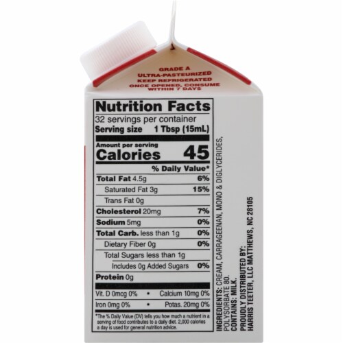 Harris Teeter™ Whipping Cream Perspective: right